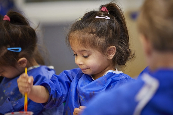 Little Dragons Girl Painting